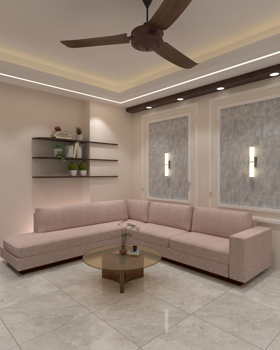 Lalkhan Bazar apartment — Living room seating