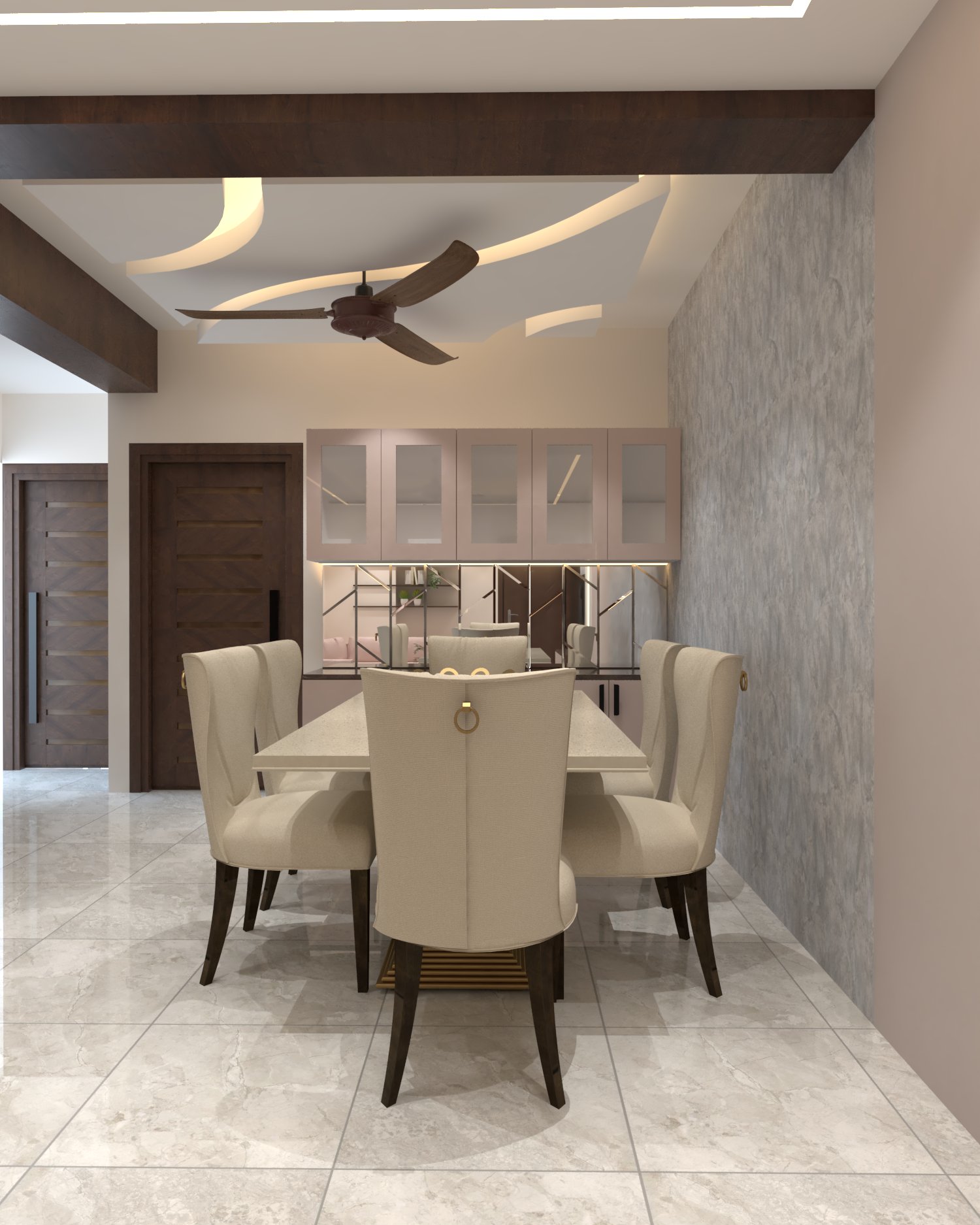 Lalkhan Bazar apartment — Dining area
